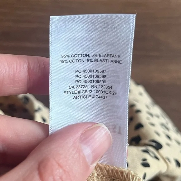 NWOT Sunday Best Leopard Print Tie-Front Cardigan - Picture 5 of 6